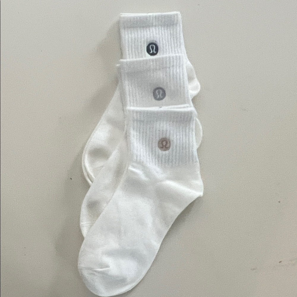 lululemon athletica Casual Socks New Women’s M/L 3 pair